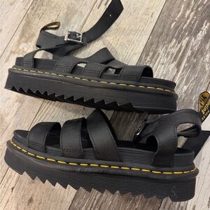 Dr. Martens Black platform Sandals
